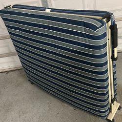 Sleeping Bag And Folding Bed