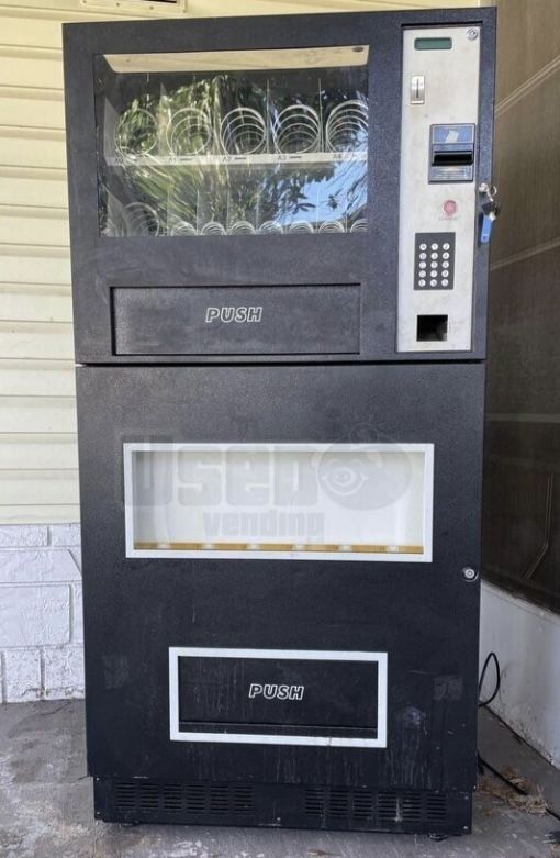 ✨ Combo Vending Machine – Snacks on Top, Drinks Below! ✨