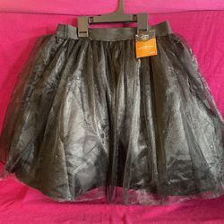 Light-Up Black Skirt Tutu Adult OneSize NWT Halloween 