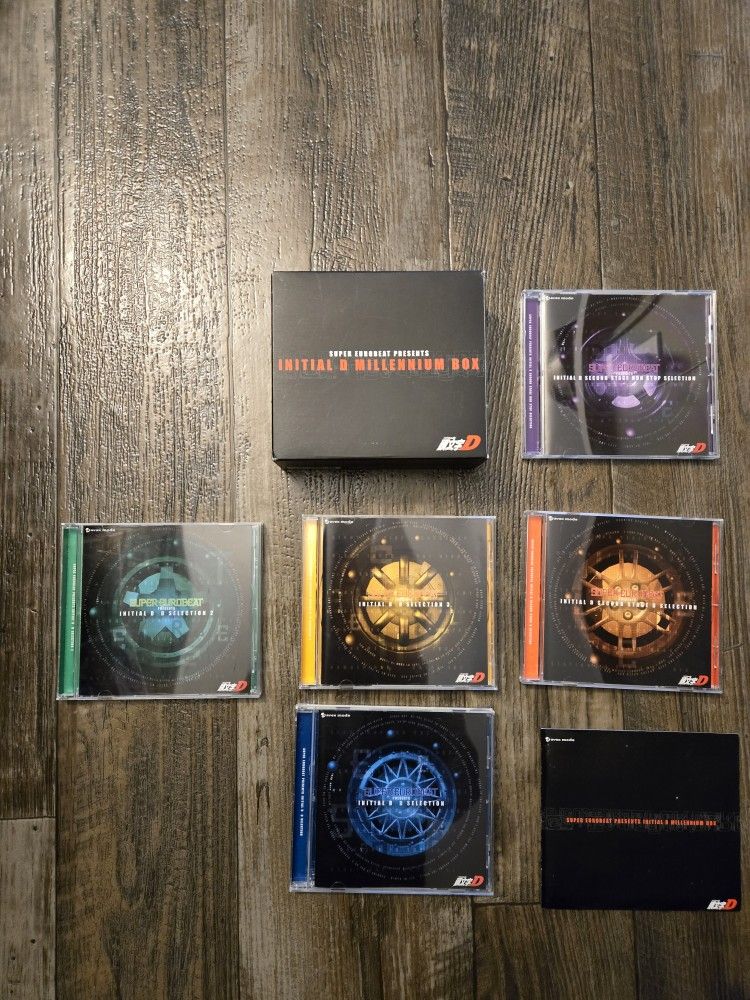 Rare Official Avex Initial D Super Eurobeat 2000 cd box dvd fourth funimation anime manga wrx s2000 nsx omnibus kinokuniya hot wheels civic type r