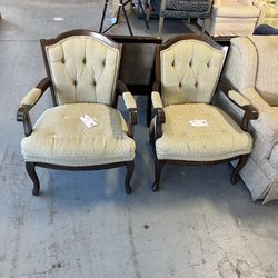 Vintage Pale Green Chairs (in Store)