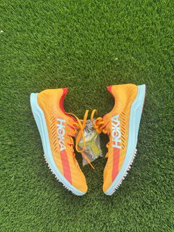 NEW Hoka Cielo X LD Track Spikes Radiant Yellow Camellia Men’s 13