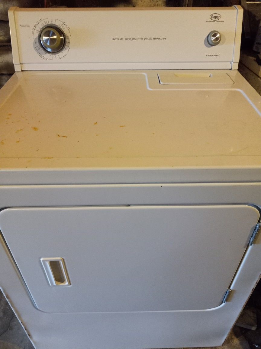 Roper By Whirlpool Corporation Electric Dryer Works Very Good Good Conditions Trabaja Muy Bien 