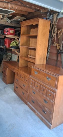Made in the 1960s . Maple wood  bedroom sets.