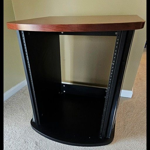 24" Side Car Music Studio Rack With 12 RU Rack
