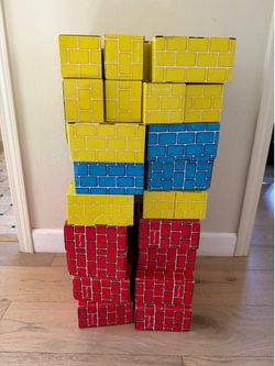 Free! Melissa & Doug cardboard blocks