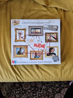 Murder Board Mystery Puzzle, The Art Of Murder