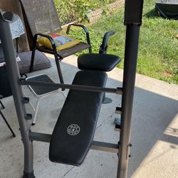 Gold's gym 8.1 weight bench hotsell