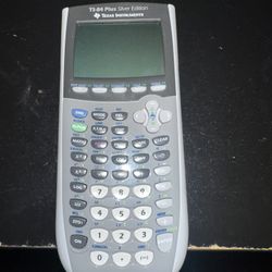 Texas Instruments TI-84 Plus Silver Edition Graphing Calculator, Silver 