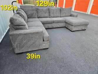 FREE DELIVERY Couch Sofa Reversible Chaise Sectional 3 Piece