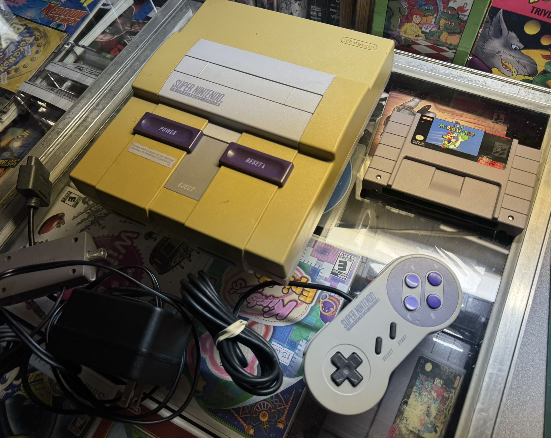 Super Nintendo With Mario