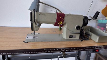 Industrial Sewing Machine Consew CN-2230R + Brother Overlock Serger, $550 Both