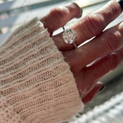 3 Carat Engagement Ring - Lab Simulated