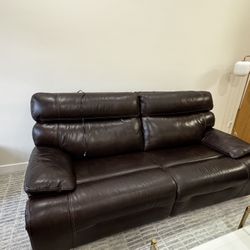 Great Reclining Leather Couch