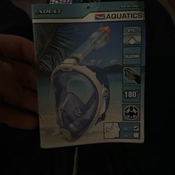 Brand New Aquatics Full Face Snorkel Mask 