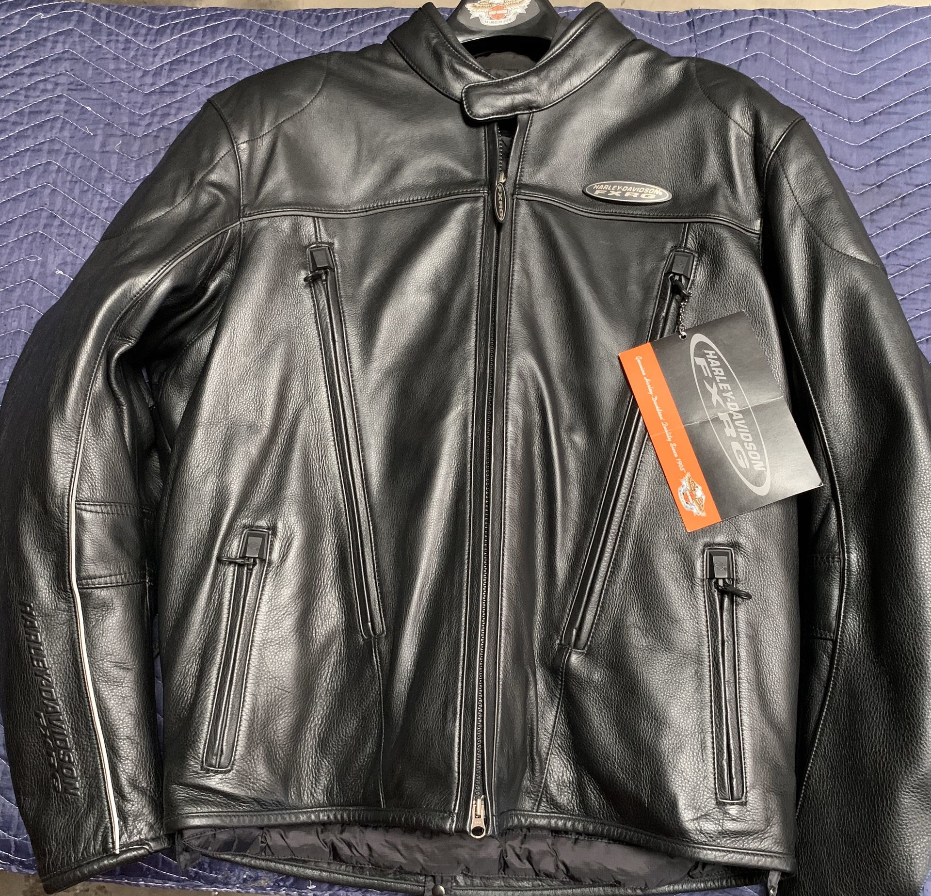Harley-Davidson FXRG leather riding jacket. for Sale in Los