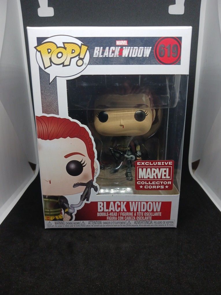 Funko Pop! Marvel: Black Widow Movie- Battle Damaged Black Widow