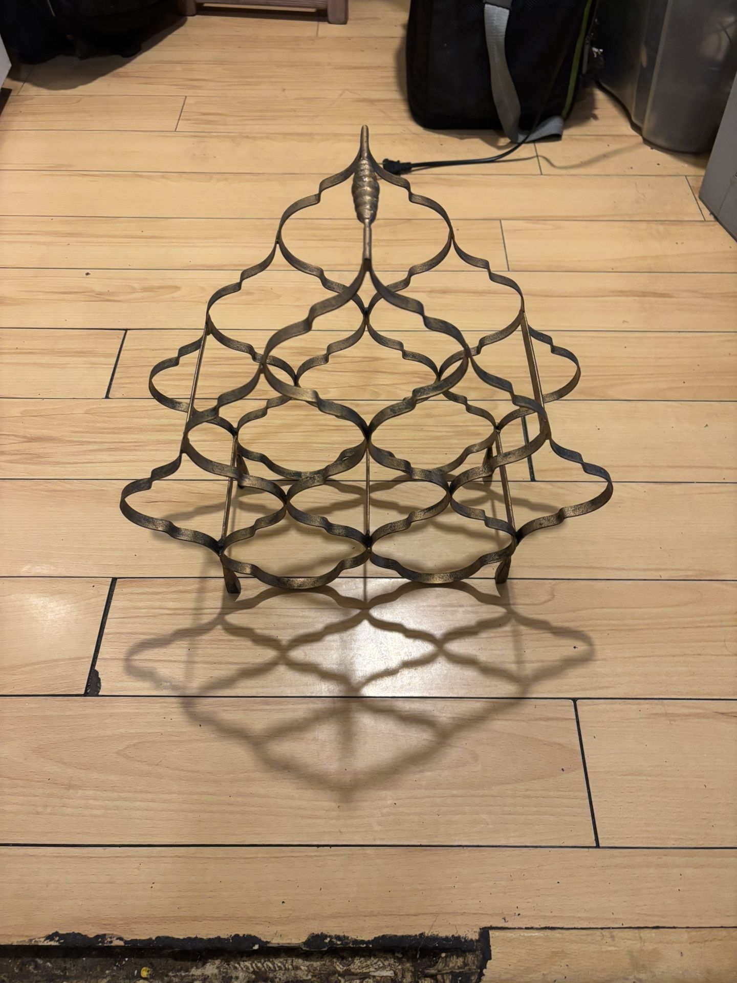 Joining hands, wine rack, vintage