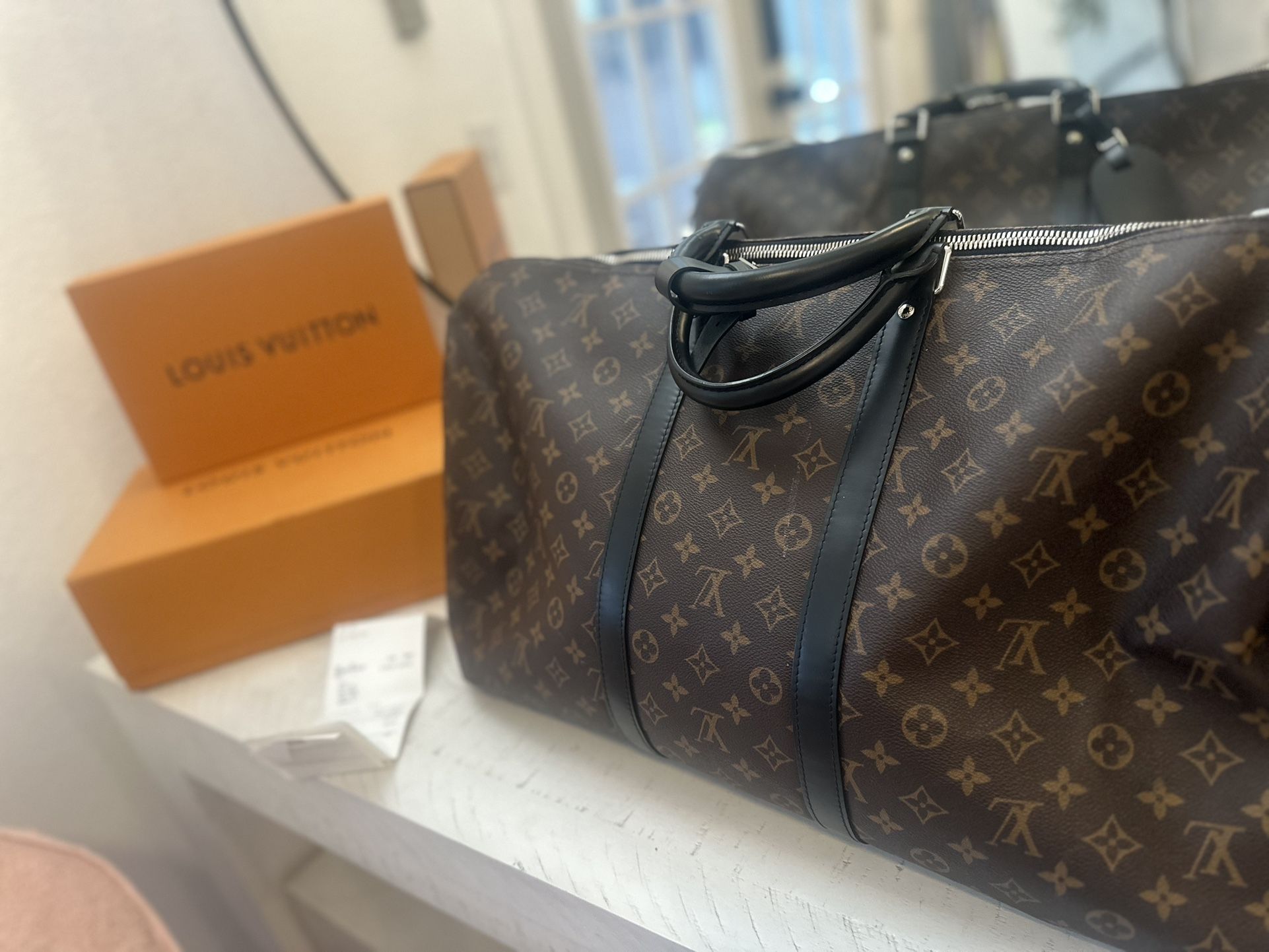 Louis Vuitton duffel bag