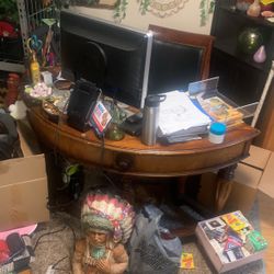 This Is A Half Moon Desk