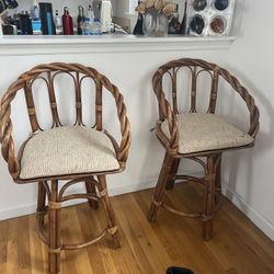 Vintage Wooden Stools 