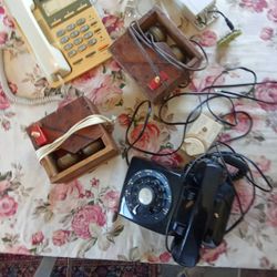 Hard Wired Two Stations Private Line Telephone System