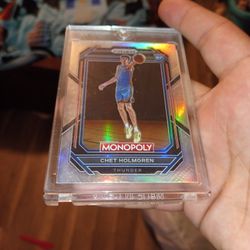 Chet Holmgren Rookie Silver Prizm Monopoly 70 obo