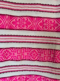 Blanket - Hot Pink/White