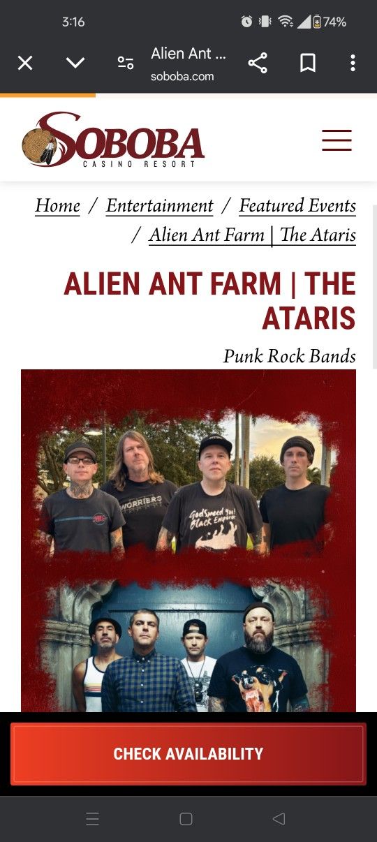 Ailen Antfarm And The Ataris