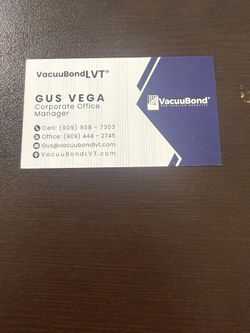 Vaccubond LVT