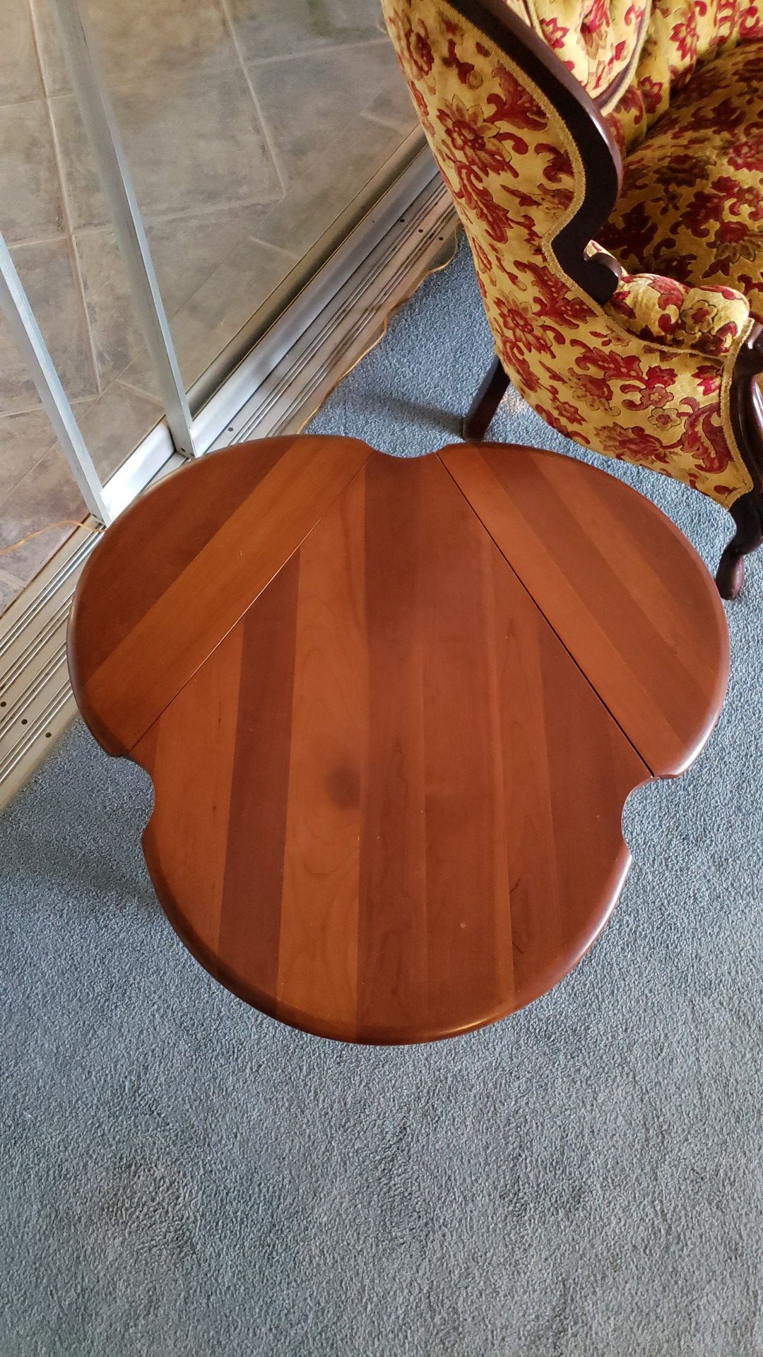 Antique wooden end tables