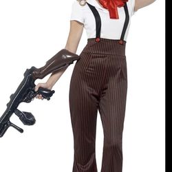 Gangster lady costume large