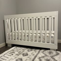 Babyletto Modo 3-in-1 Convertible Crib with Toddler Bed Conversion Kit
