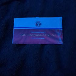 1987 Uncirculated Coin Set