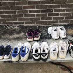 Nike Air Sneakers Size 5y Thru 10 8-pairs. 10 Bucks Each.