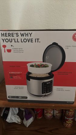 Aroma 20-Cup Digital Rice Cooker ARC-1030SB