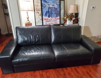 Genuine Leather Couch