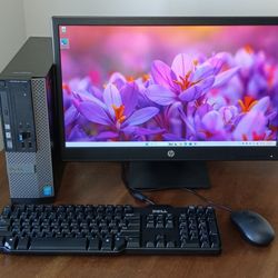 Dell Full HD Quad Core i5 Desktop Workstation Computer Setup