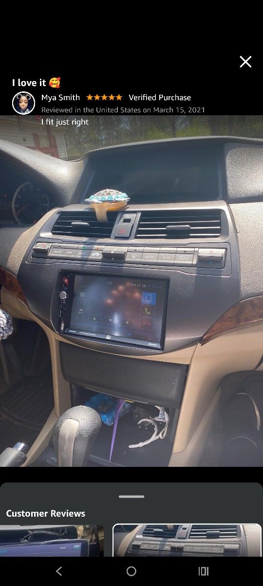 Single/Double Din Dash Kit for Accord 2008-2012 with Wiring Harness, Antenna Adapter (Metallic Taupe) Compatible with All Trim Levels, Easy Installati