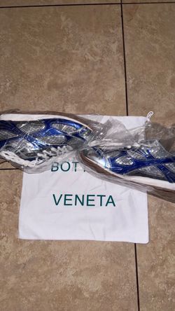 Bottega Veneta Sneakers Silver Blue