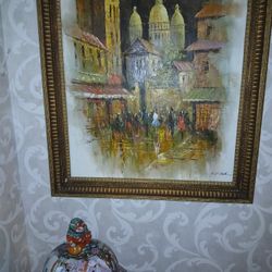 Oil painting artists GF Dale. Little known