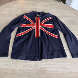 Great Britain - Union Jack. Zip up Men’s Medium. $80