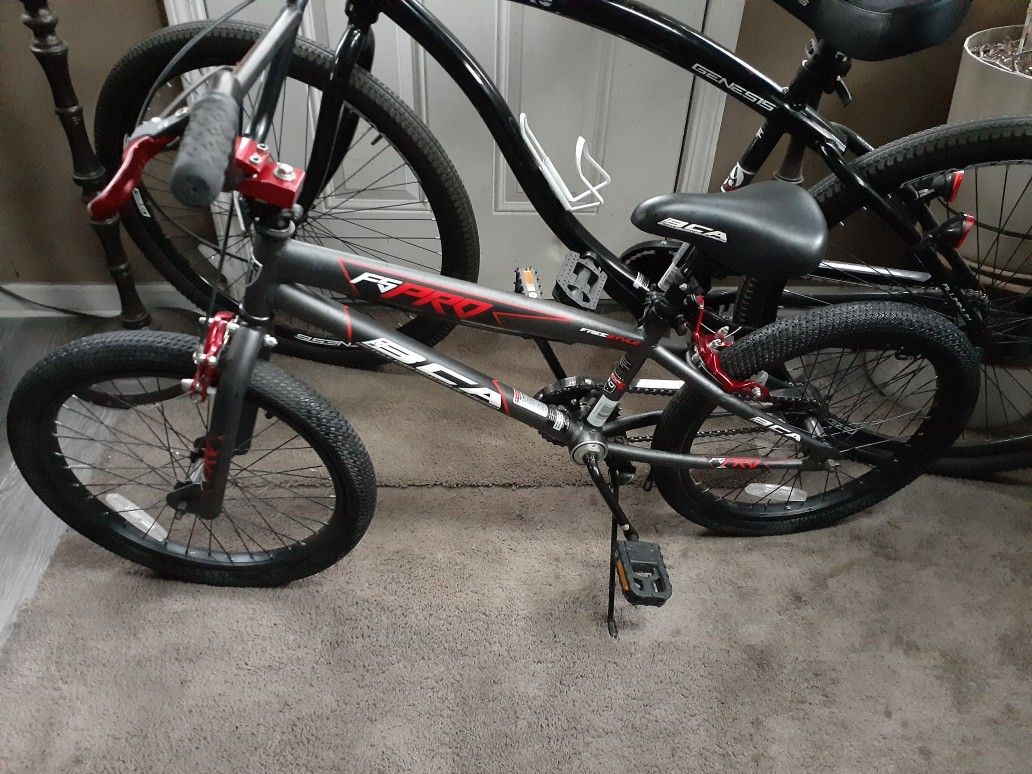 BCA 20" FS Pro BMX Bike Black Red