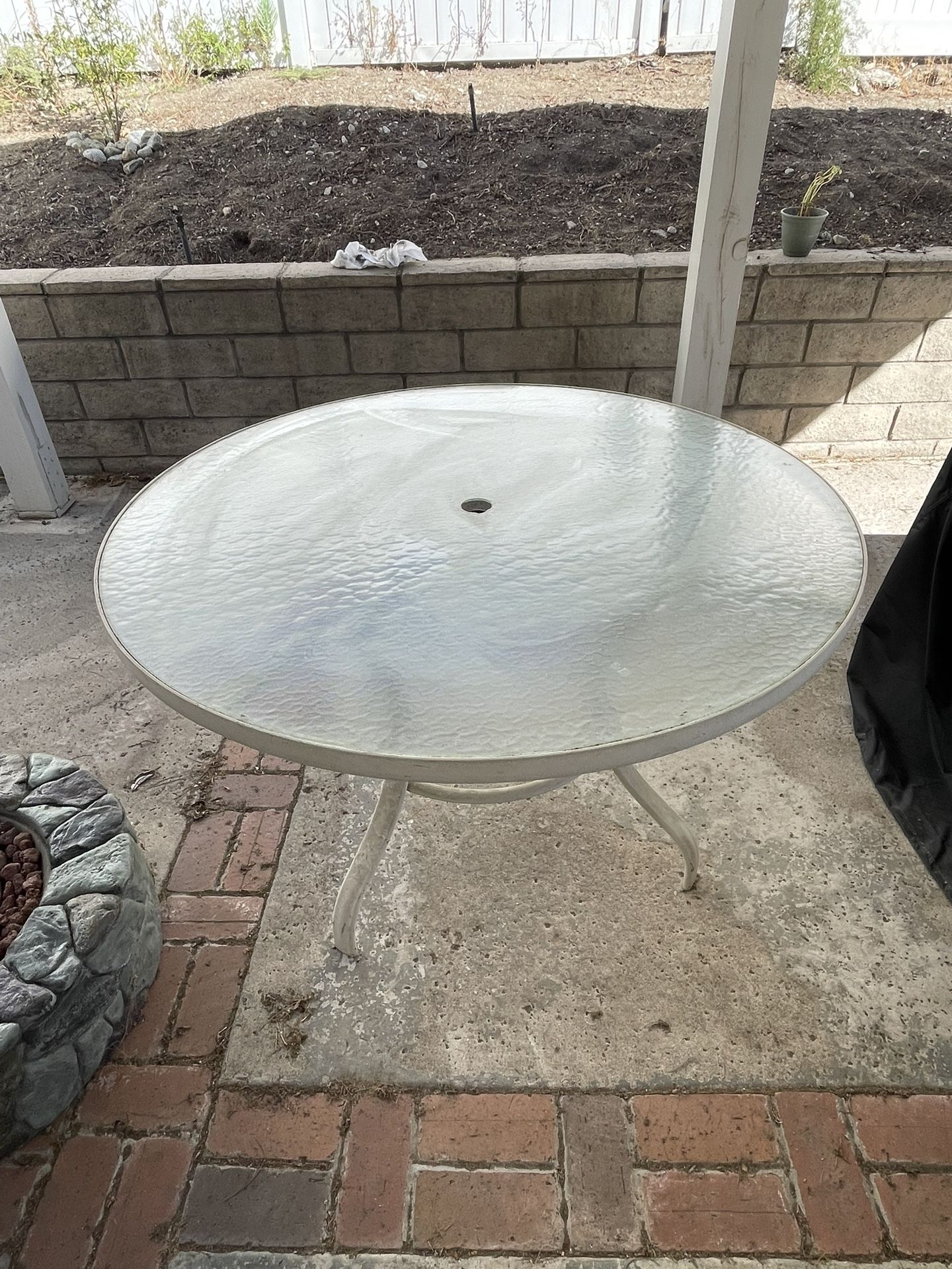 Backyard table