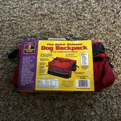 Dog Backpack With Removable Pack