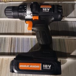 18v Warrior Cordless Drill 