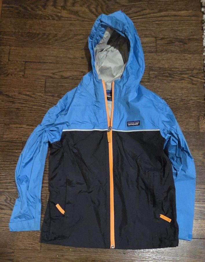 (2) Patagonia Kids Size Small (7/8) Shell Windbreaker Jackets