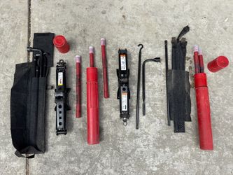 Car Emergency Roadside Kit with Scissor Jacks