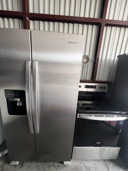 WHIRLPOOL FRIDGE AND STOVE