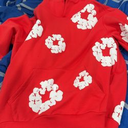 Denim Tears Red Hoodie